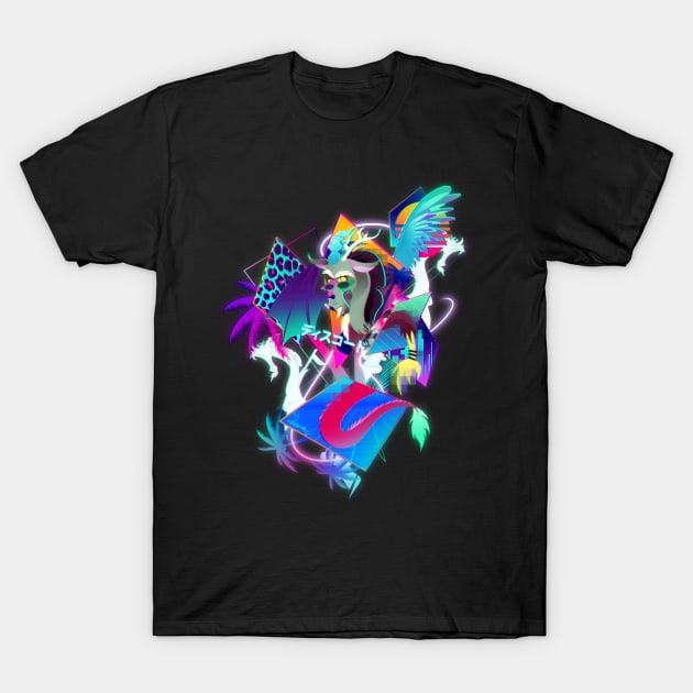 Synthwave Discord T-Shirt by Ilona's Store